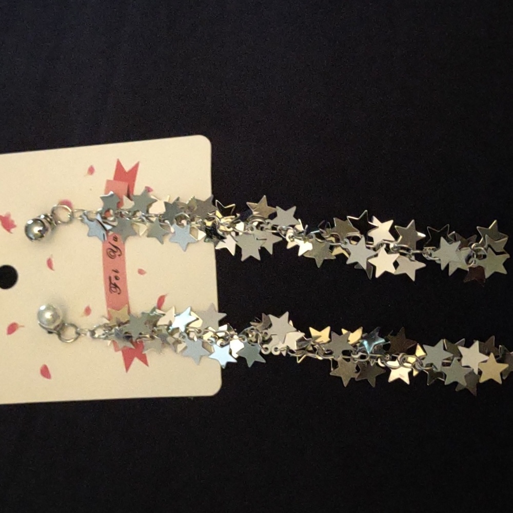 Star dangle earrings